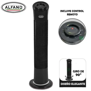 VENTILADOR DE TORRE ALFANO ALTDIGITAL30 C/CONTROL REMOTO 45W